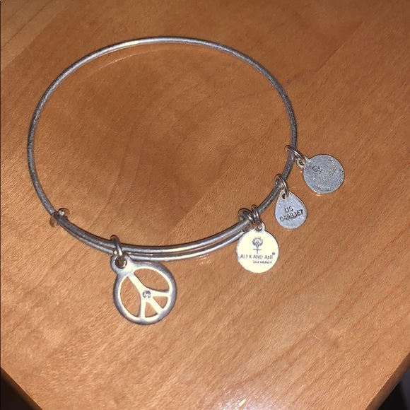 Alex & ani peace bangle NEW - Picture 2 of 2